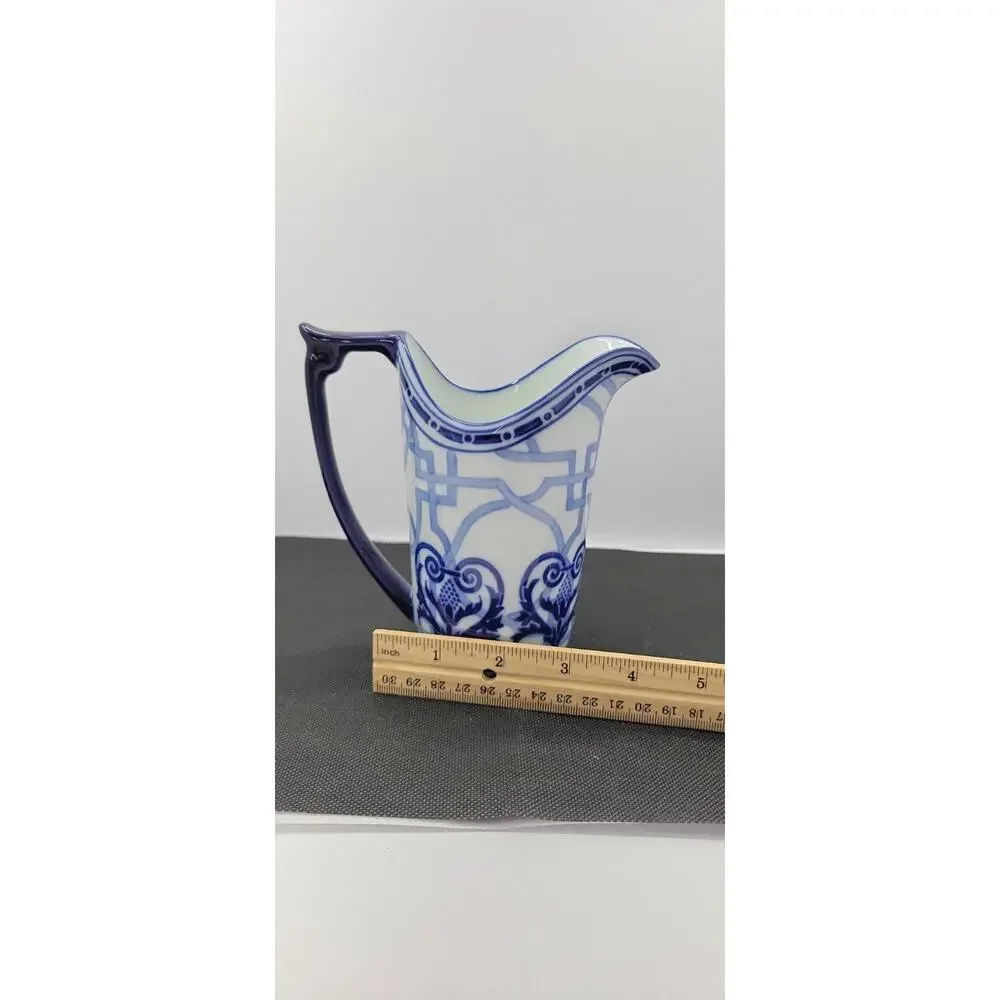 Vintage Bombay Windsor Blue White Porcelain Creamer Pitcher w/ Box